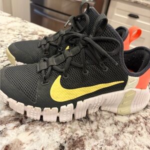 Nike Black and Yellow Athletic Shoes